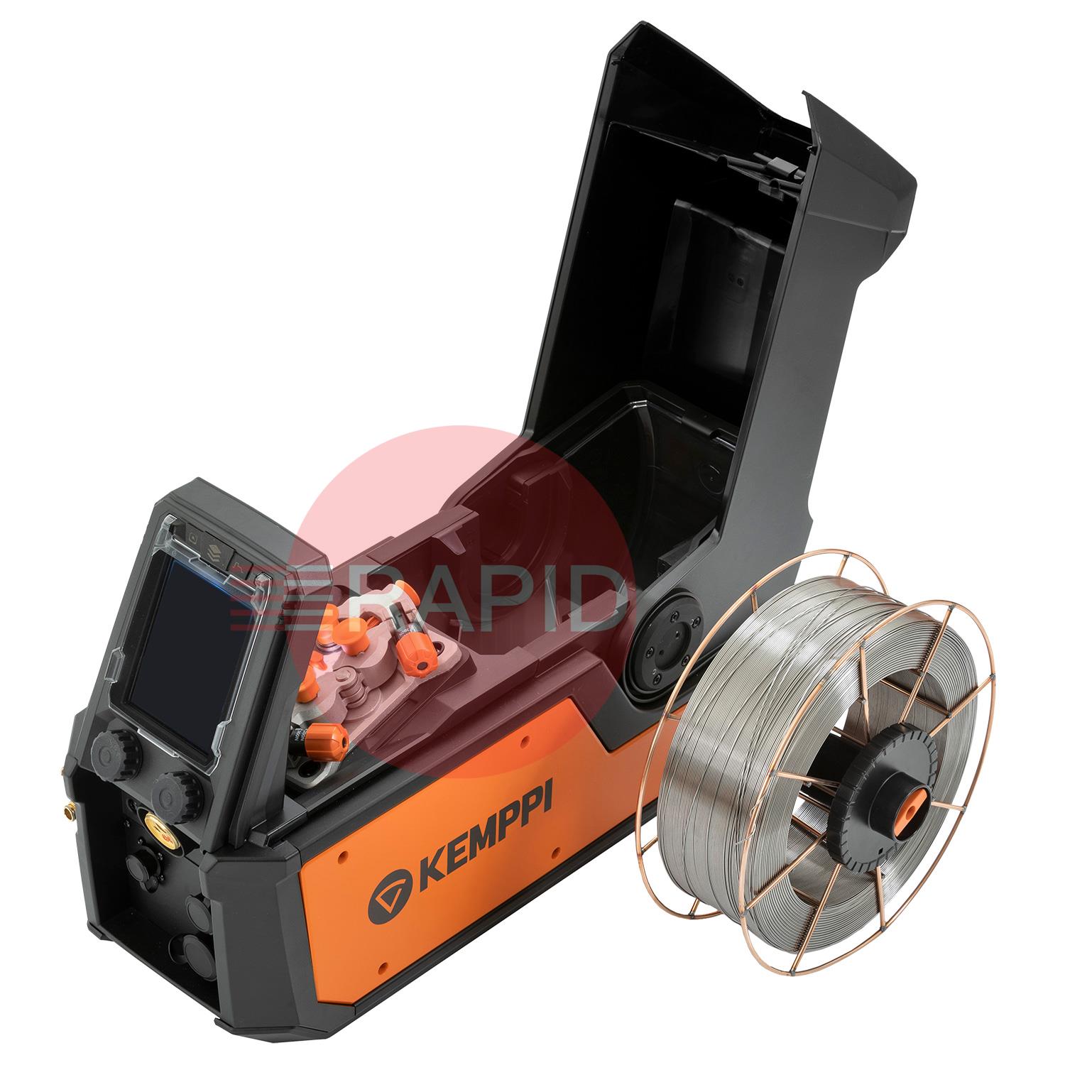 X5110400010SPK  Kemppi X5 FastMig 400 Synergic 3 Phase 400v MIG Package, with Flexlite GXe 405 3.5m Torch